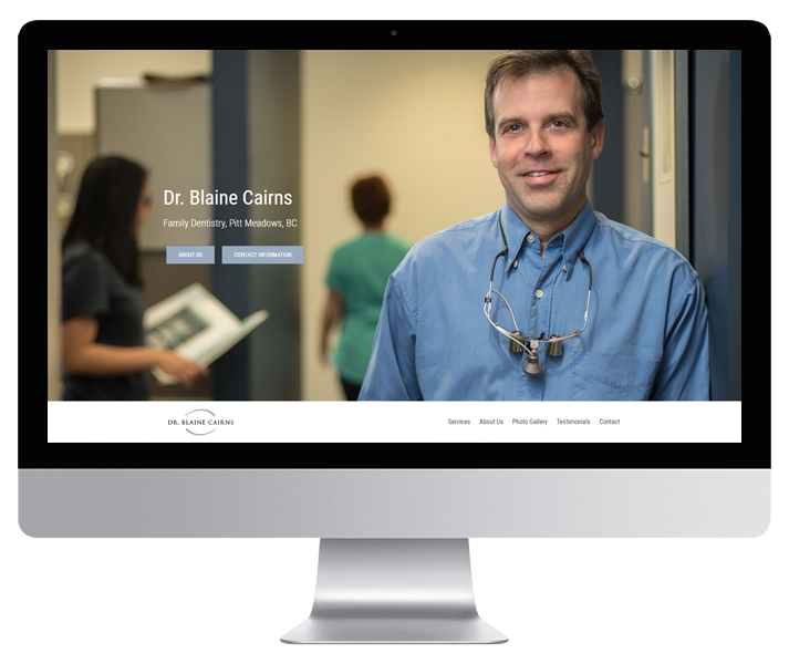 Dr Cairns Website by HCD