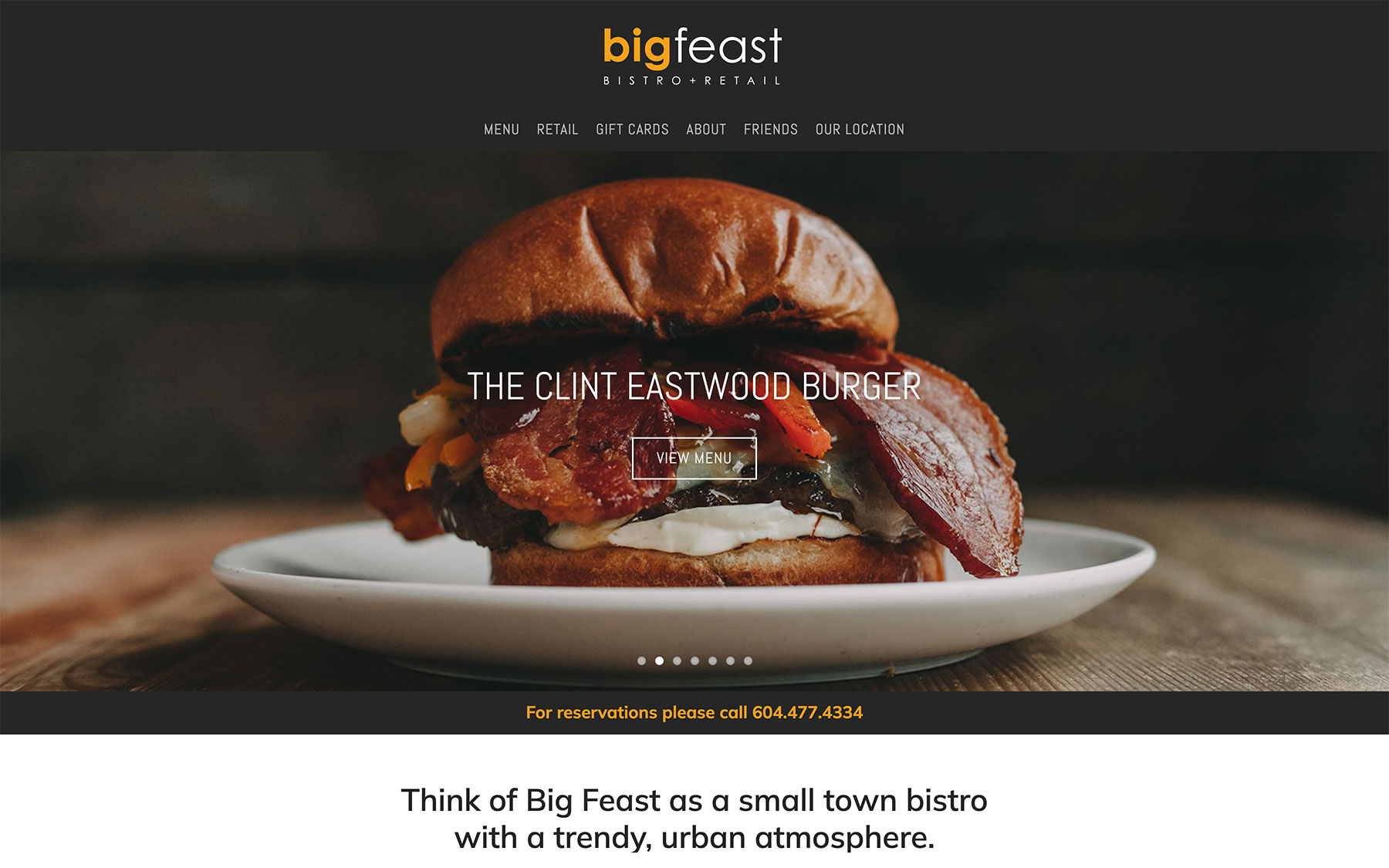 Big Feast Website