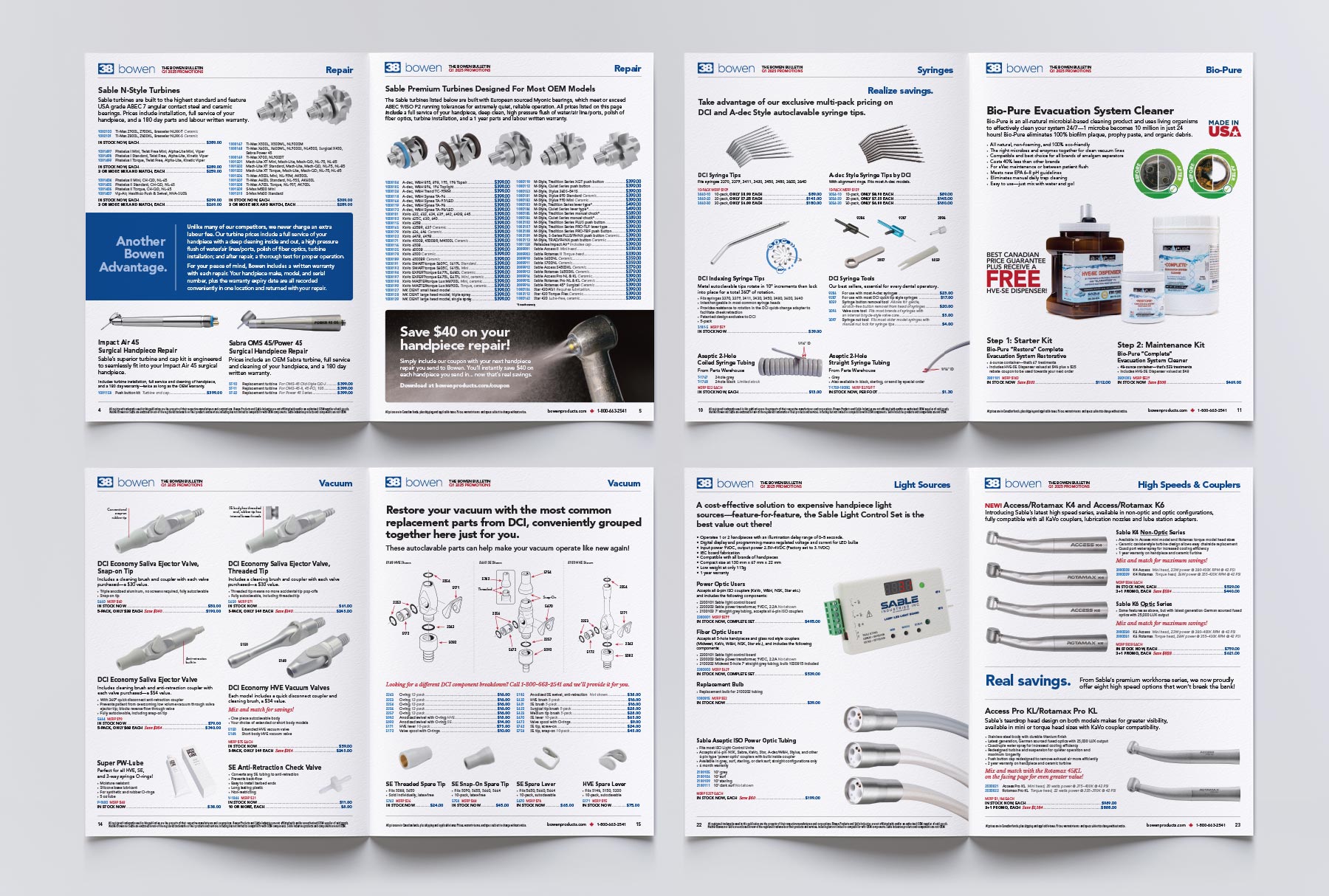 Bowen Bulletin Spreads