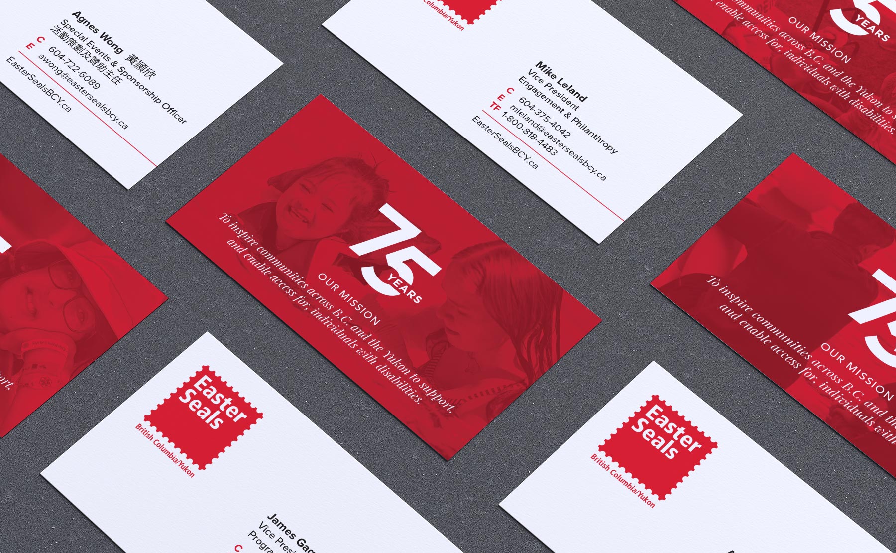 Easter Seals Business Cards