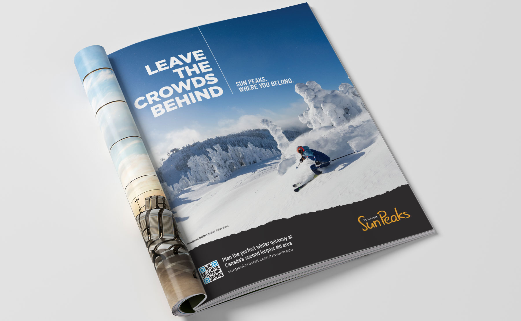 Tourism Sun Peaks Magazine Ad