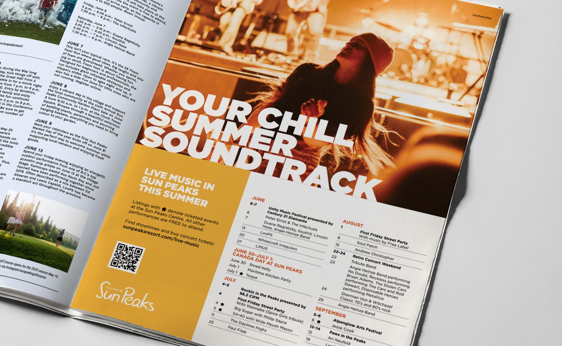 Tourism Sun Peaks SPIN Ad
