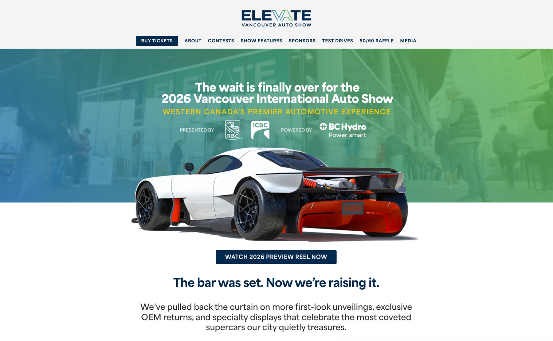 Vancouver Auto Show 2026 Website