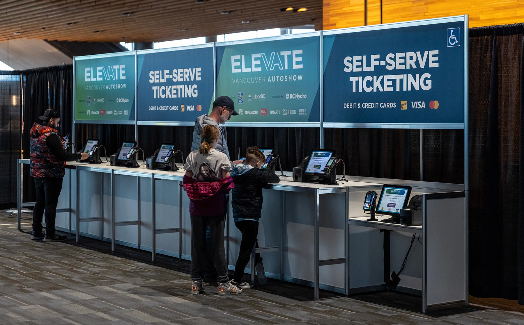 Vancouver Auto Show Ticket Kiosk